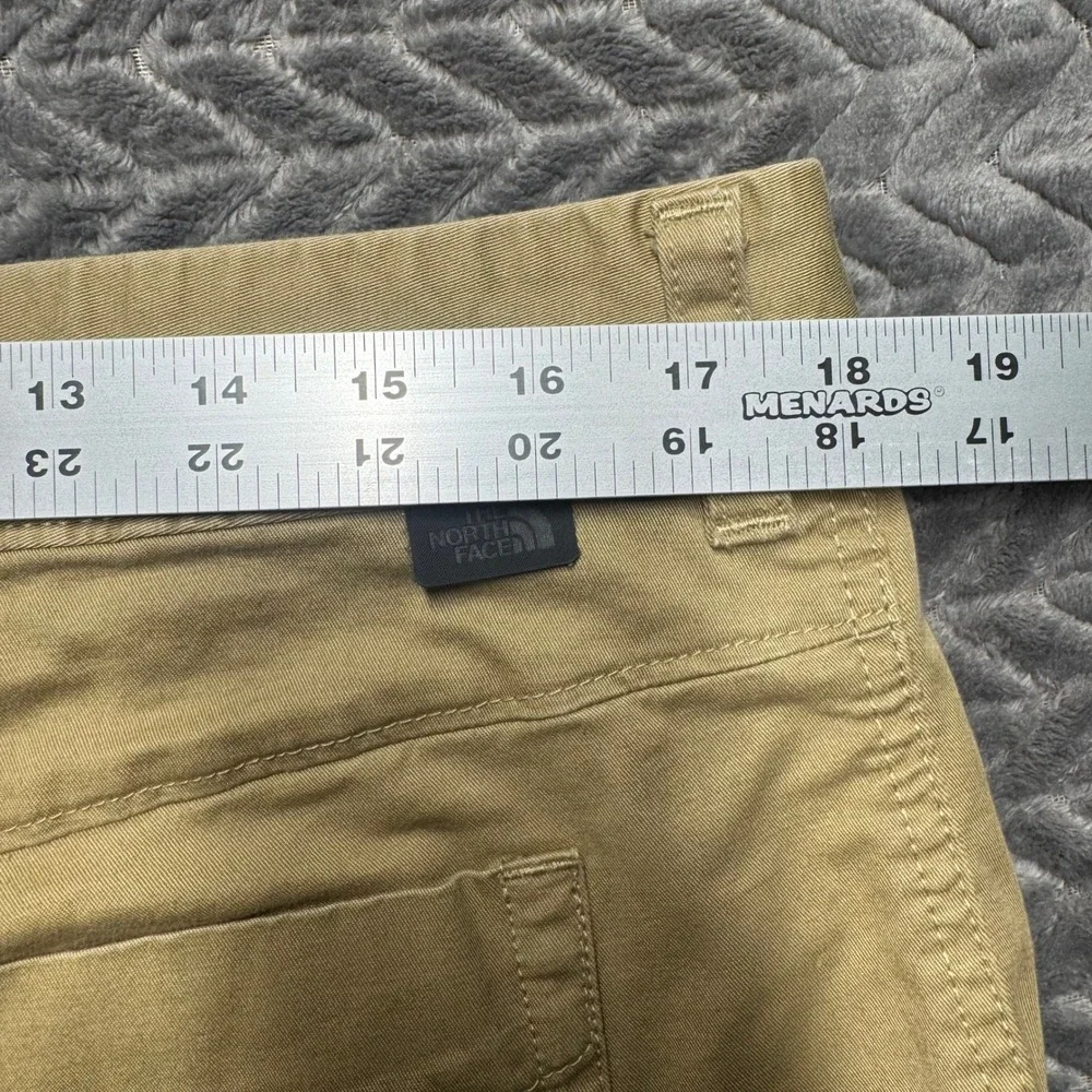 The North Face Chino Shorts 34 Khaki Excellent‎ Cotton Blend Stretch (1651)
